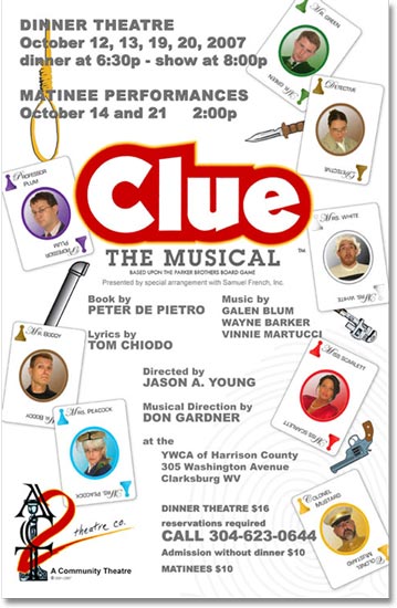 CLUE: The Musical poster