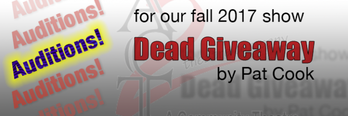 Auditions for Dead Giveaway graphic